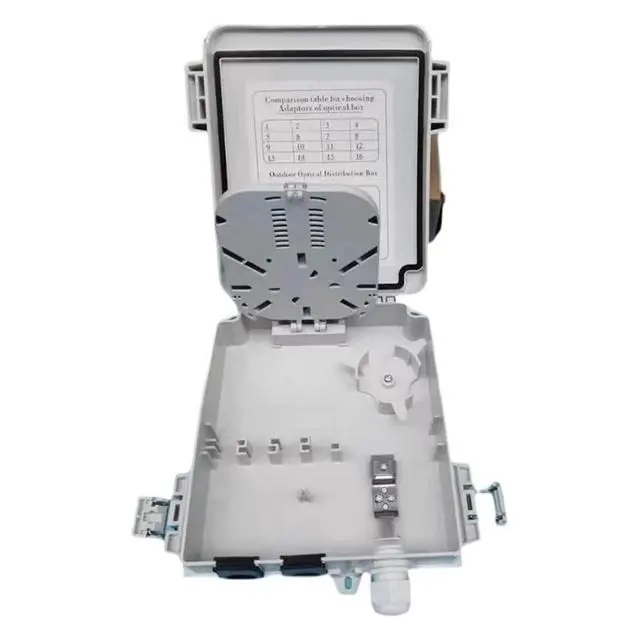 Alt view image 5 of 5 - Fiber Distribution Box 8-Core Single 220 * 190 * 50mm FDB Foreign Trade 8 Ports Optical Fiber Enclosure FTTH