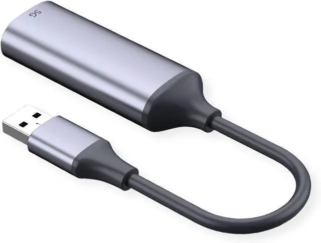 Alt view image 2 of 2 - VALUE USB 3.2 Gen 2 Type A to 5 Gigabit Ethernet Converter