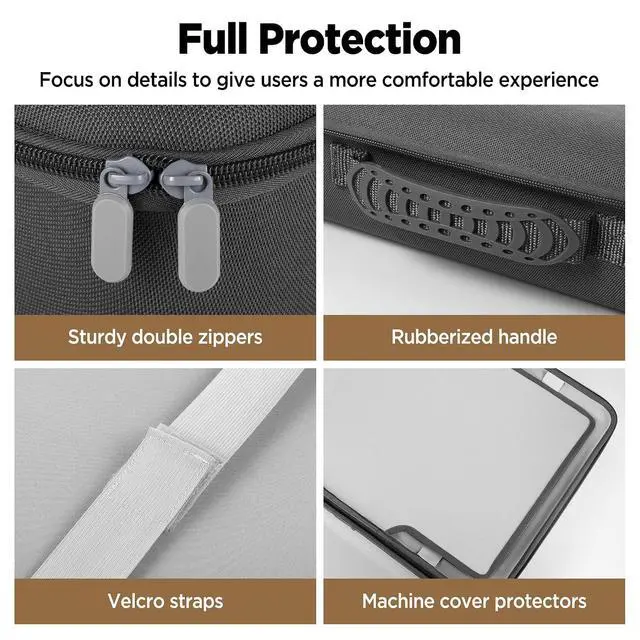 Alt view image 3 of 7 - LUCMO Starlink Gen 3 Case and Cable, 100FT/ 30M Cable and Portable Carrying Case for Travel and Camping RV Trips