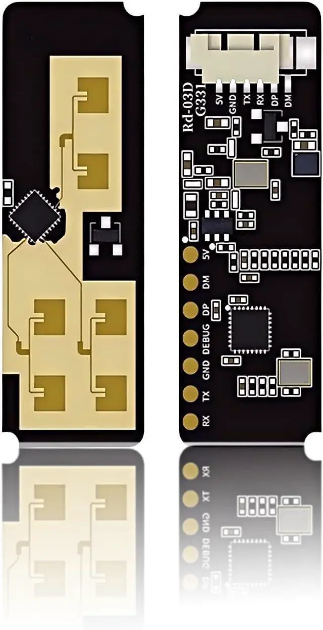 Main image of Rd-03D 24G Hz Multi-Target Human Motion Trajectory Positioning and Tracking Radar Module, 2pcs