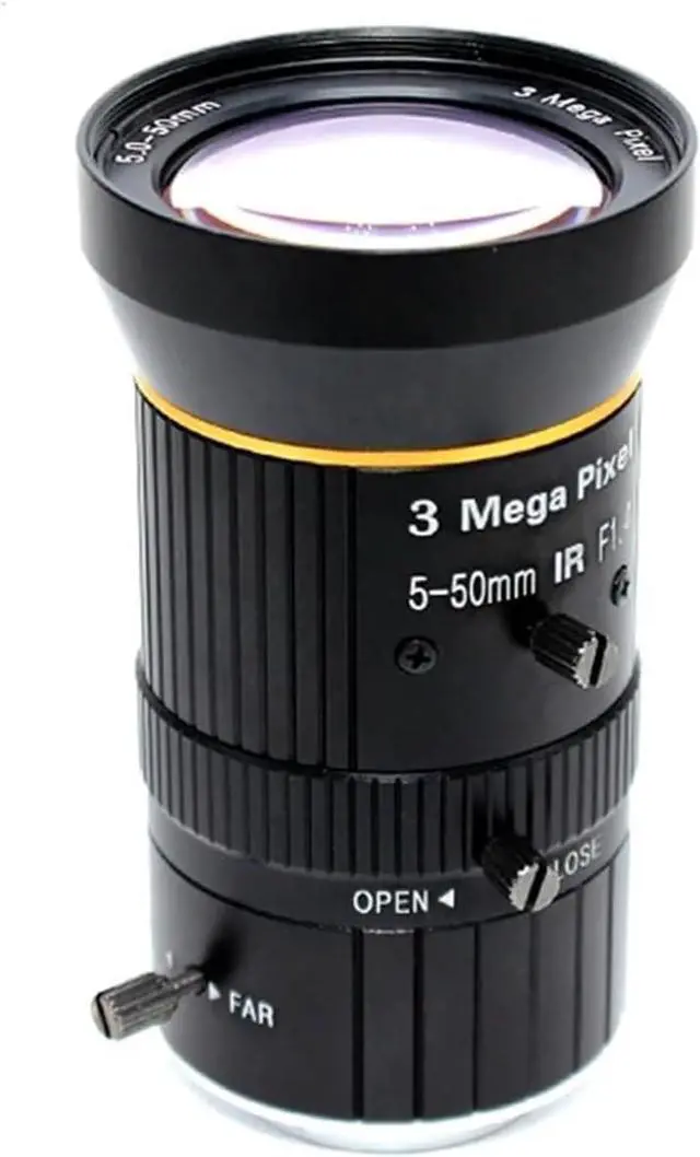 Main image of Varifocal Lens 5-50MM HD 3.0 Megapixel CS Mount Manual Iris 1/2.7" F1.4 for Industrial Machine Vision Cameras CCTV IP Cam