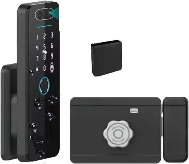 Main image of Smart WiFi Door Lock Waterproof Tuya Face Recognition Fingerprint(Tuya Version(Face))