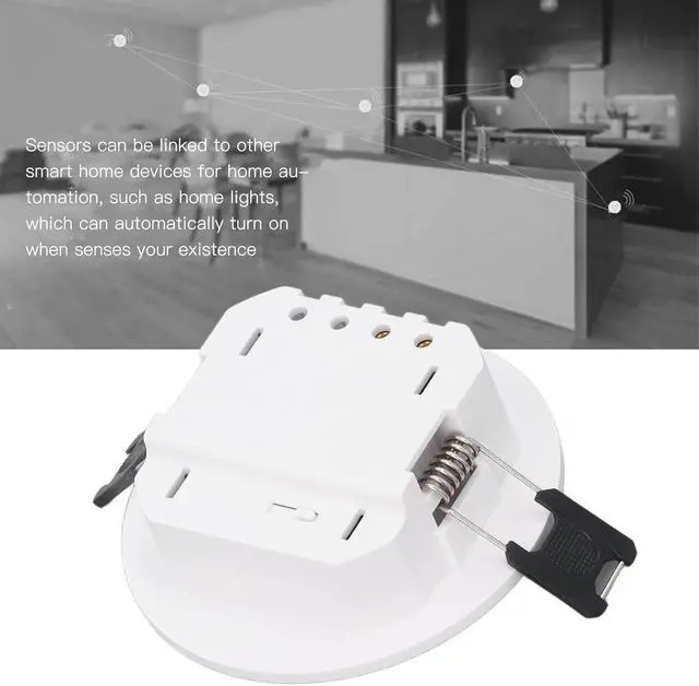 Alt view image 7 of 7 - Oumefar Smart Human Sensor Wireless Detection for Home Security with Multi Function ABS Material 100-240V 1 Unit