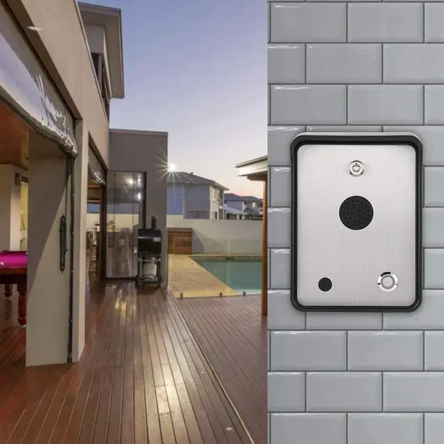 Alt view image 3 of 7 - GSM Audio Intercom for Single House Door and Gate Opener Access Controller to Remotely Open Doors for Visitors (AC / DC12V-24V Power Input)