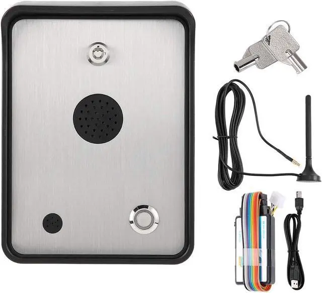 Alt view image 5 of 7 - GSM Audio Intercom for Single House Door and Gate Opener Access Controller to Remotely Open Doors for Visitors (AC / DC12V-24V Power Input)