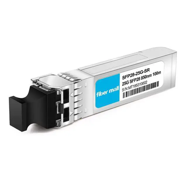Alt view image 3 of 6 - 25G SFP28 SR for HPE BladeSystem 845398-B21,25GBASE-SR SFP28 850nm 100m DOM LC MMF Optical Transceiver Module