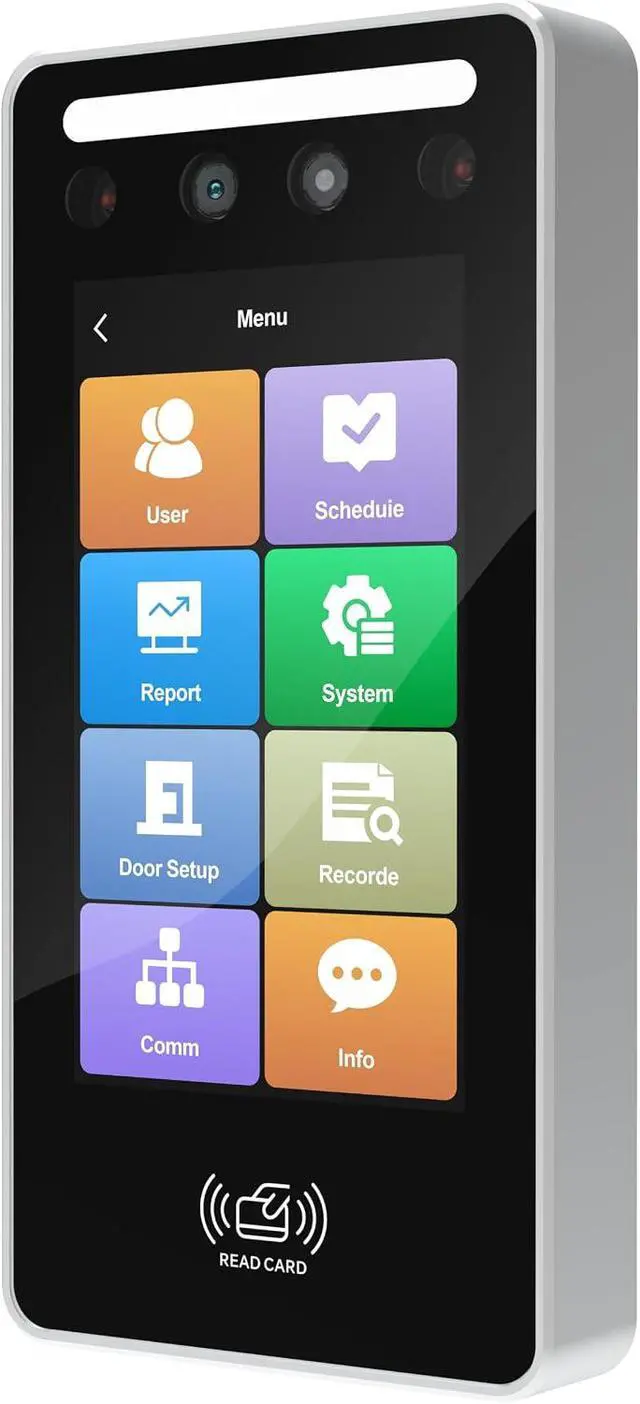 Alt view image 3 of 4 - UHPPOTE Facial Recognition Door Access Control Terminal Time Attendance
