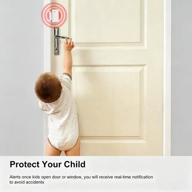 Alt view image 5 of 7 - 10pcs Wireless DIY Home Burglar Alarm System, 4G WiFi GSM, No Monthly Fee,Home Security with App Alert