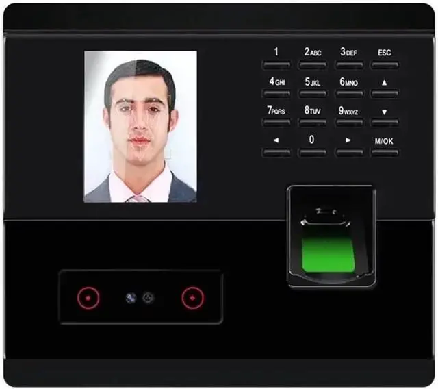 Main image of Biometric Fingerprint Face Login Recognition Time Attendance and Access Control Machine Linux USB Time Clcok Use Electric Lock(UF200,US Plug)