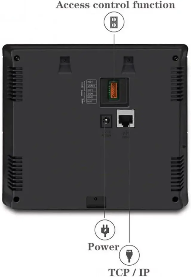 Alt view image 6 of 7 - Biometric Fingerprint Face Login Recognition Time Attendance and Access Control Machine Linux USB Time Clcok Use Electric Lock(UF200,US Plug)
