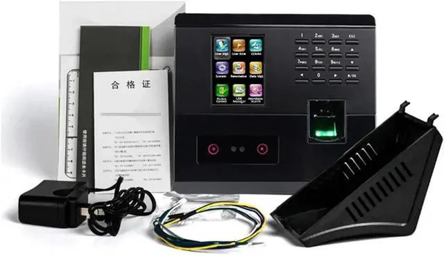 Alt view image 7 of 7 - Biometric Fingerprint Face Login Recognition Time Attendance and Access Control Machine Linux USB Time Clcok Use Electric Lock(UF200,US Plug)