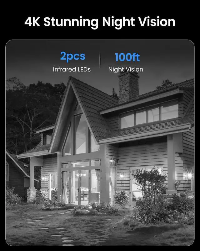 Alt view image 3 of 7 - ZOSI C220 4K 8MP Add-On PoE IP Camera Outdoor Indoor, C298 Pro 4K Dual-Lens(2x4MP) Add-on Security Camera, AI Person/Face/Vehicle Detection, Night Vision, Two-Way Audio, Only Work PoE NVR