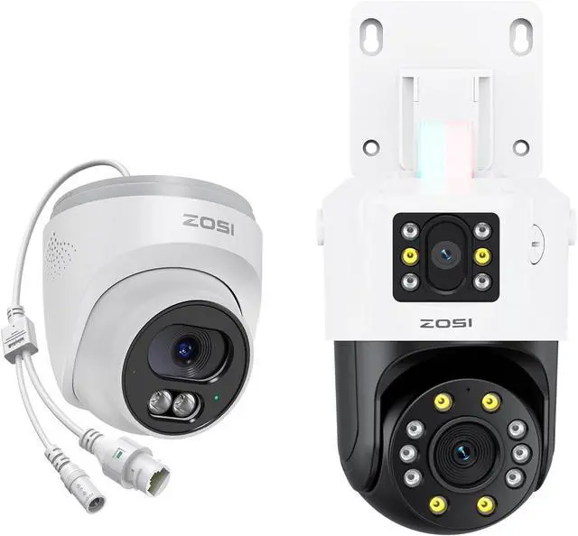 Main image of ZOSI C220 4K 8MP Add-On PoE IP Camera Outdoor Indoor, C298 Pro 4K Dual-Lens(2x4MP) Add-on Security Camera, AI Person/Face/Vehicle Detection, Night Vision, Two-Way Audio, Only Work PoE NVR