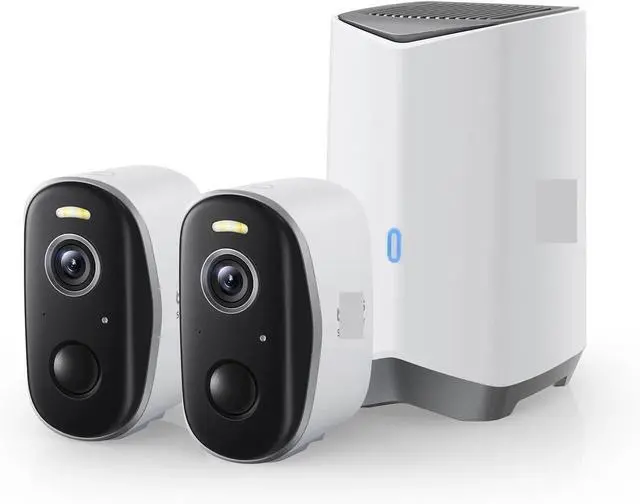 Main image of Security Protection Outdoor Camera N1 Series 2K 2-Cam Kit Wireless Home Security 210-Day Battery Life HomeKit 16TB Memory(US Plug)