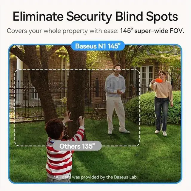 Alt view image 4 of 7 - Security Protection Outdoor Camera N1 Series 2K 2-Cam Kit Wireless Home Security 210-Day Battery Life HomeKit 16TB Memory(US Plug)