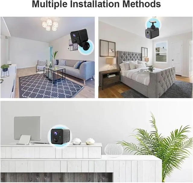 Alt view image 7 of 7 - 5MP 4G SIM Mini Camera WiFi IP Cameras Humanoid Detection Battery Power CCTV Home Surveillance Camera(4G Cam Add 128GB)