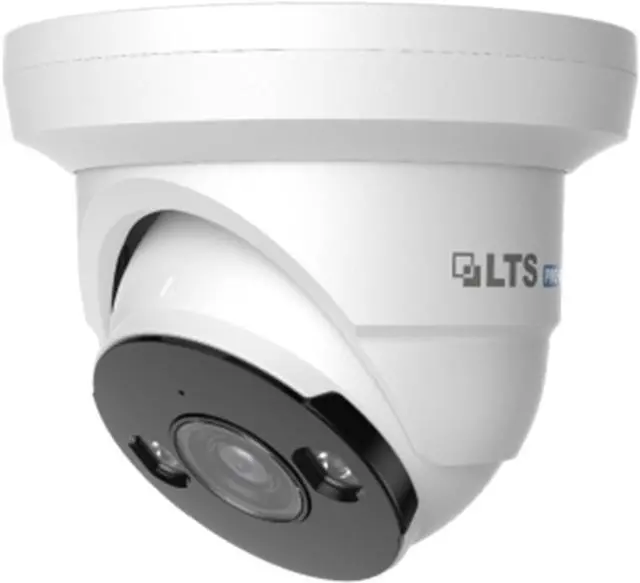 Main image of LTS Pro-X LXIP1182WE-28MDA IP 8MP 2.8mm Starlight 98ft Dual LED NDAA Ai Mic Dome Camera Replacement for LXIP1182W-28MA