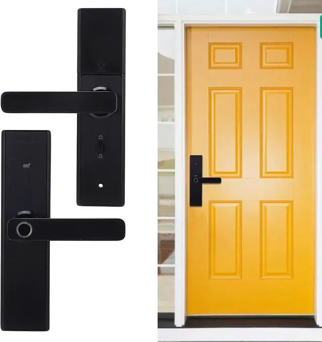 Alt view image 5 of 7 - Smart WiFi Fingerprint Door Lock Keyless Entry for Home Security