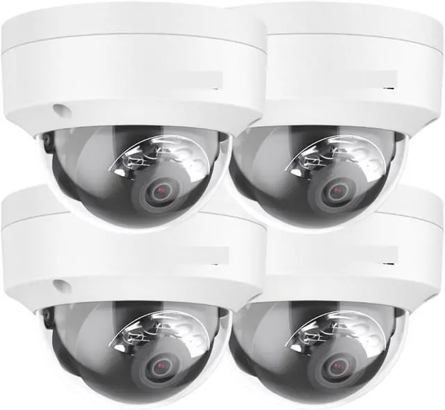 Main image of Smart Dual Light 12MP Ultra HD PoE IP Camera Built-in Mic Surveillance Security Cameras Color IR Night Vision IP67(Dome Camera)