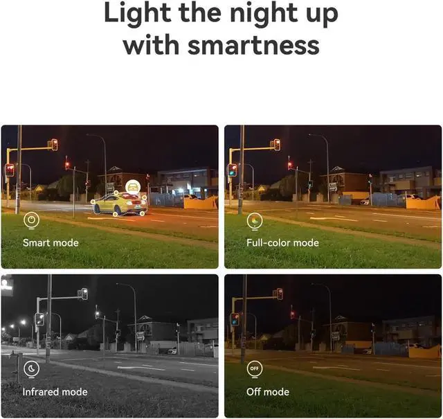 Alt view image 3 of 6 - 10MP IP66 Two Lens Resolution Wi-Fi Connection Smart Color Night Vision Smart Tracking Two-way Talk For Camer