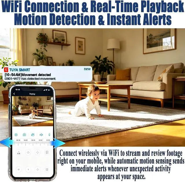 Alt view image 3 of 6 - USB Charger Hidden Camera, WiFi 1080P Nanny Cam Hidden Camera