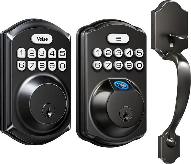 Main image of Veise Fingerprint Door Lock Set + Veise Keyless Entry Door Lock with Keypad