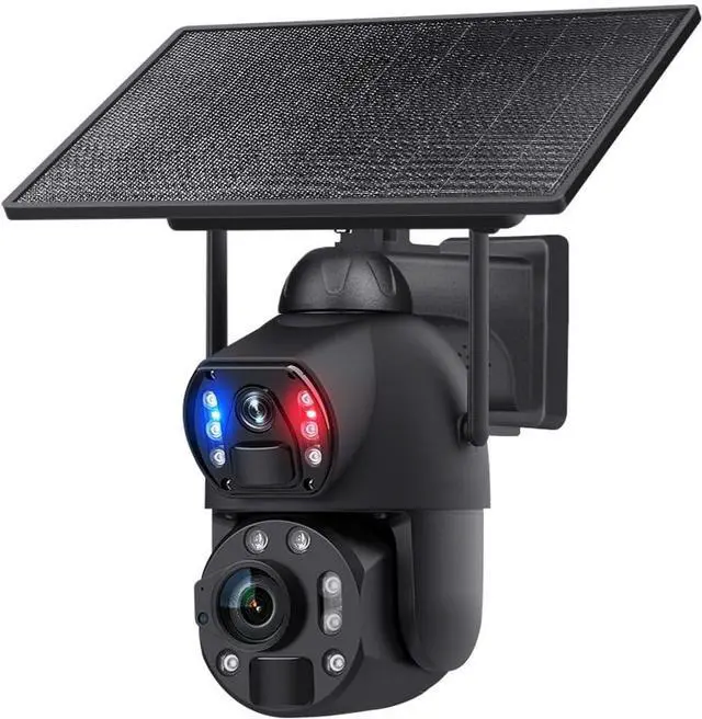 Main image of 50X Optical Zoom 4G Solar-Powered Security Cameras, Featuring a High-Capacity 20000mA Battery with a 10W Solar Panel, Dual 6MP Lenses, PIR Motion Sensing, Full-Color Night Vision