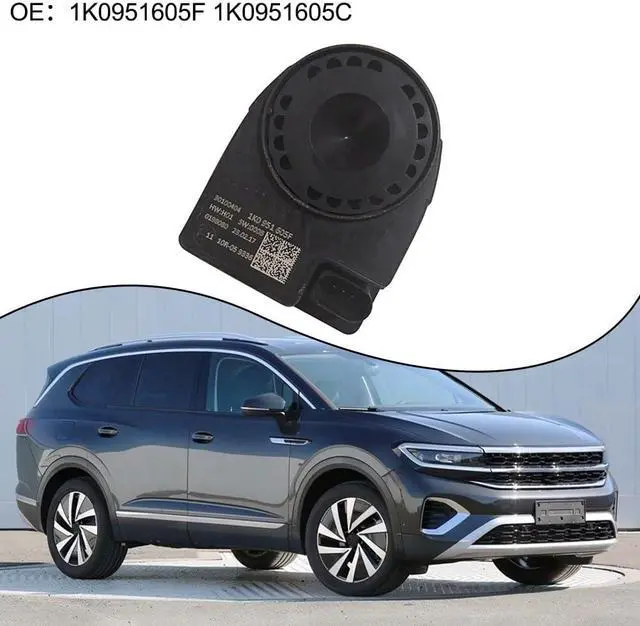 Alt view image 3 of 5 - Security Alarm Siren Speaker Compatible with MK5 MK6, OEM 1K0951605C 1K0951605F, ABS Car Trumpet Replacement Part, Black
