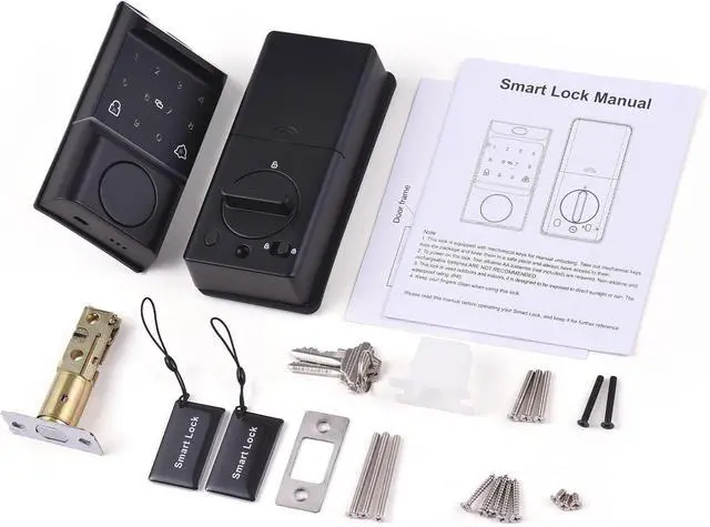 Main image of Smart Lock Keyless Entry Door Lock TY APP Fingerprint Password Card Mechanical Key 5 Unlocking Methods Aluminum Alloy for Home Office