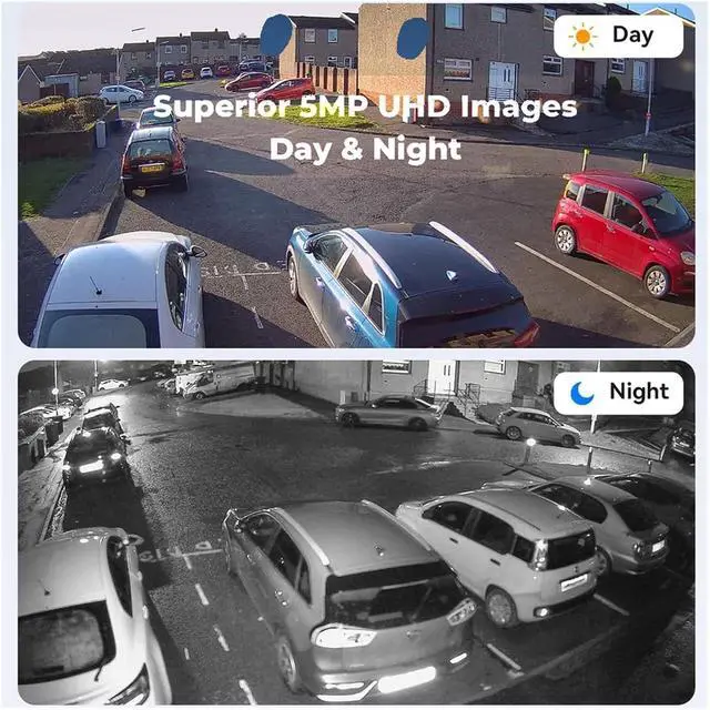 Alt view image 2 of 6 - 5MP Wifi Dome IP Camera Vandalproof Humanoid Detection CCTV Camera SD Card H.265 Audio Video Surveillance Cameras(3.6mm,UK PLUG_2MP X 32G CARD)