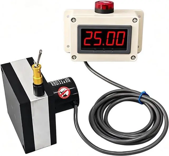 Main image of iDili Digital Speed Meter with Upper/Lower Limit Alarm Draw-Wire Sensor for Linear Motion Speed Measurement