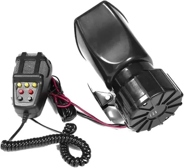 Alt view image 3 of 4 - 12V 60W Car Horn Tone Sound Siren Microphone PA Speaker Amplifier System