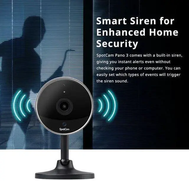 Alt view image 3 of 7 - SpotCam Indoor Ai Smart Camera