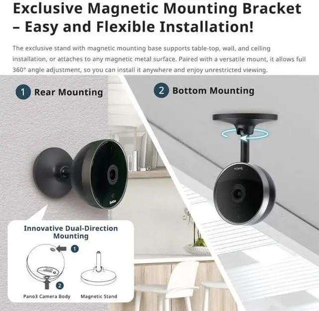Alt view image 2 of 7 - SpotCam Indoor Ai Smart Camera