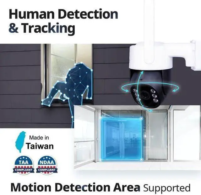 Alt view image 4 of 6 - SpotCam Indoor/Outdoor Spotlight Pan/Tilt Smart Camera Ultra