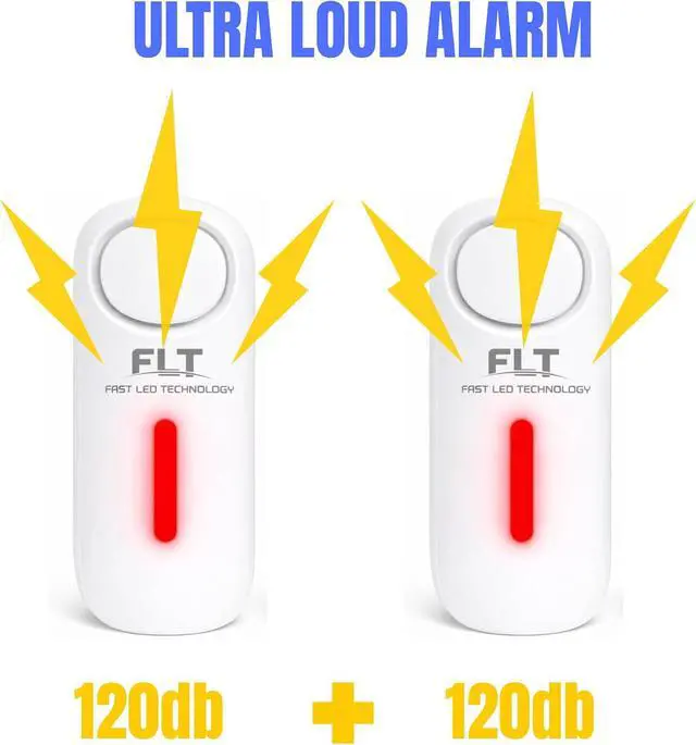 Alt view image 2 of 7 - FLT Expert KIT - Powerful 2X 120db Complete Wireless Alarm System (Ready to Install) - Garage Security System - 2 Remote 2 Sirens - with Sensor & Detector - DIY - for Apartments, Garages, Basements