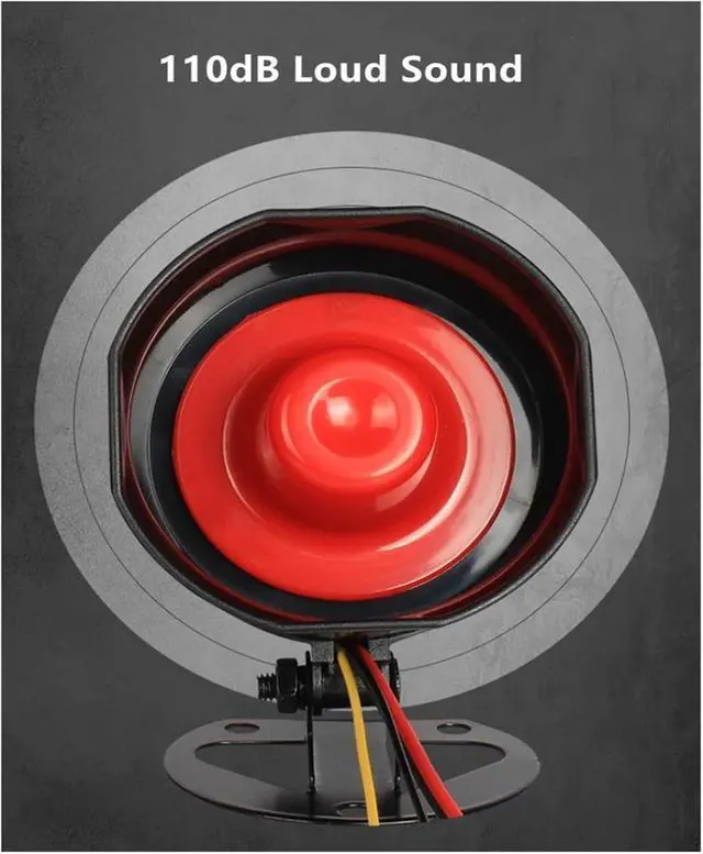 Alt view image 6 of 6 - Programmable MP3 Siren Horn with 6 Triggers Sound Alarm Horn Compatible with Motor Vehicles, Security & Industrial Automation(Positive Trigger Ver)