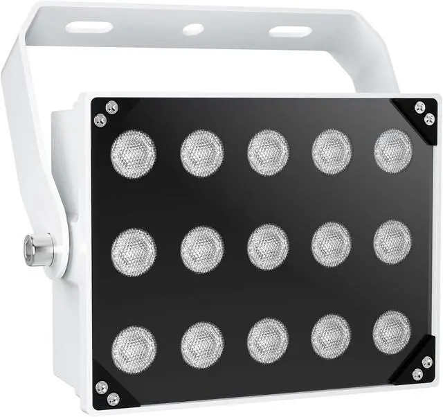 Alt view image 4 of 7 - Univivi IR Illuminators for Security Camera with Power Adapter 850nm Infrared Illuminator 90 Degree Wide Angle 8-LEDs& 15-LED IR Infrared Light for Security Cameras