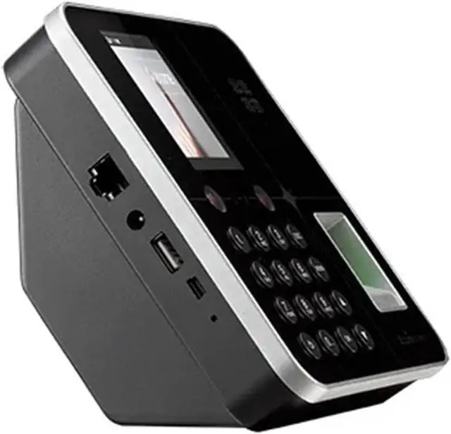 Alt view image 3 of 6 - Time Clock for Small Businesses Face Recognition Fingerprint Time Attendance Machine Punching Machine Black Support Multiple Languages for Small Businesses,