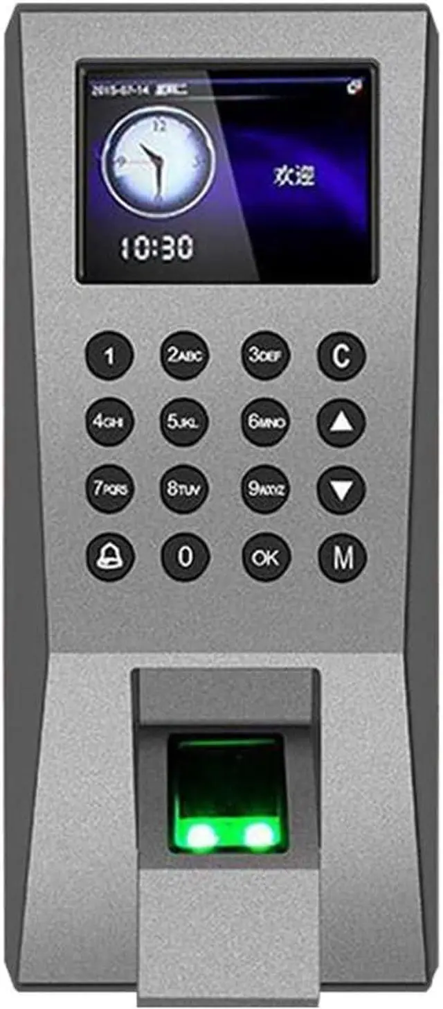 Main image of Biometric Fingerprint Time Clock for Small Businesses Access Control Employee Time Attendance Time Clock USB Port for Small Businesses,