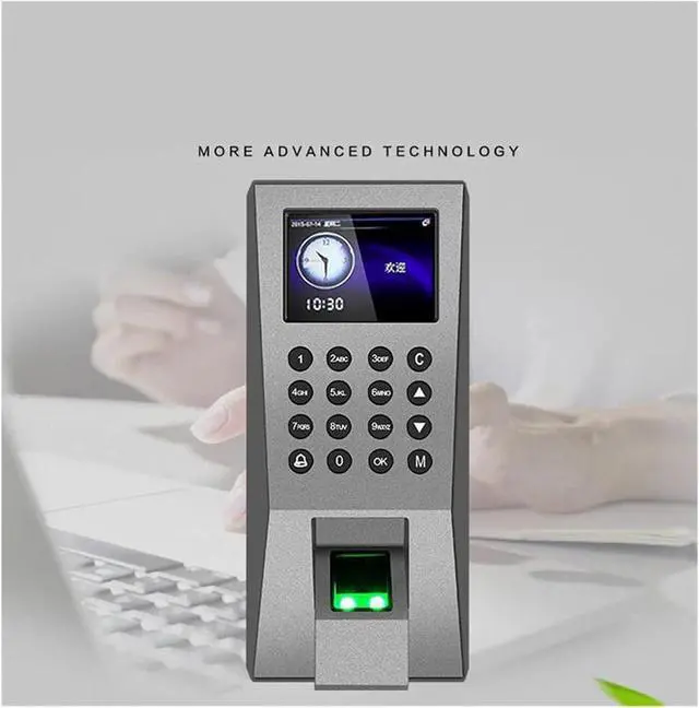 Alt view image 2 of 5 - Biometric Fingerprint Time Clock for Small Businesses Access Control Employee Time Attendance Time Clock USB Port for Small Businesses,