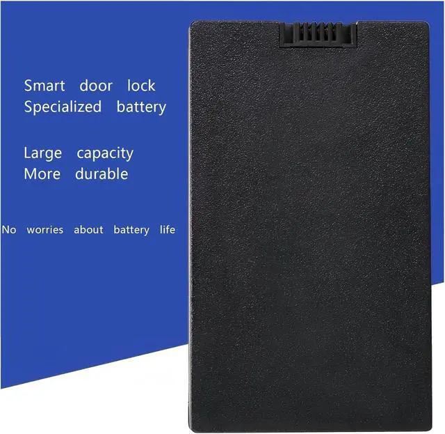 Alt view image 4 of 4 - 09B1C+C-P-P+ 4200mAh Battery for Fingerprint Lock, Intelligent Door Lock Power Source, Anti-Theft Lock Replacement Cell