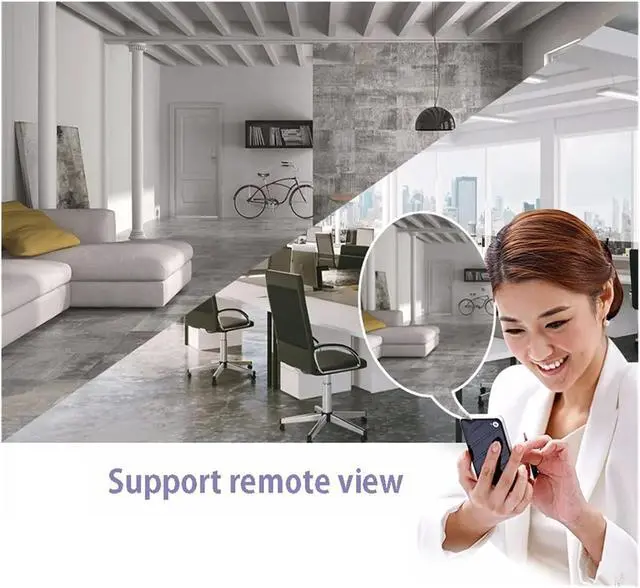 Alt view image 3 of 7 - WiFi TF Slot 2MP 3MP 5MP 2560x1920 PIR Style Indoor IP Camera Invisible 940nm IR LED Built-in MIC(3.6mm,2MP 64G TF Card)