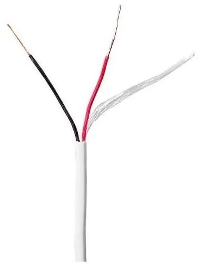 Main image of RN-9100101 22/2 Solid Riser Security Cable, CL3R Unshielded, 1000 Ft, White, for Low-Voltage Alarm Systems