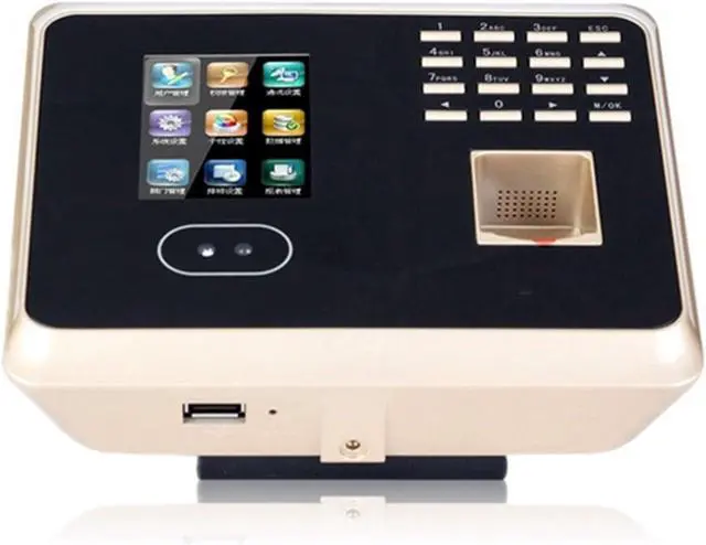 Alt view image 4 of 4 - UF100 WiFi IP Face Recognition Fingerprint Time Attendance Machine Time Clock for Employee Small Business,