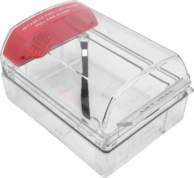 Alt view image 4 of 7 - Zunate Fire Call Point Cover with Pull Station, IP67 Water Proof Heat PC Guard for Emergency Manual Alarm Devices in Home Office Outdoor Settings
