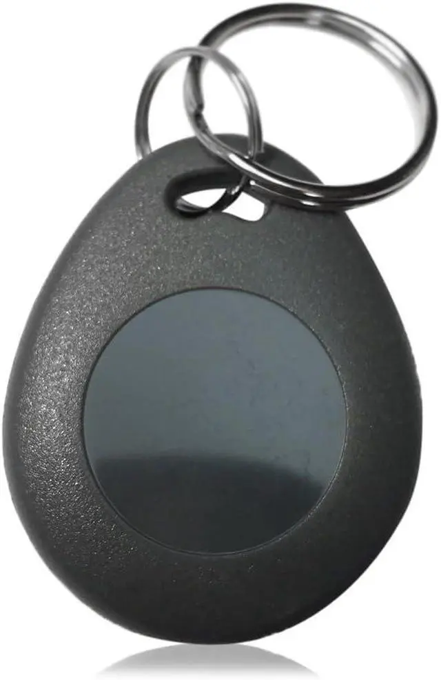 Alt view image 2 of 2 - 100 pcs 26 Bit Proximity Key Fobs, Prox Keyfobs, Compatible with ISOProx 1386 1326 H10301 Format Readers, Grey, Neutral (Custom Number)