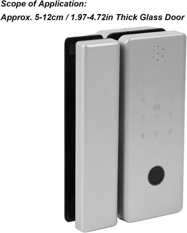 Alt view image 7 of 7 - Electronic Glass Door Lock, IC