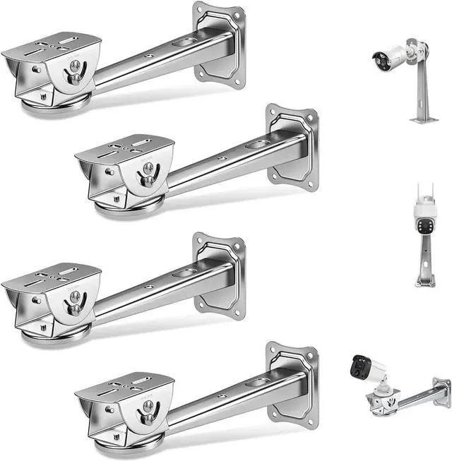 Main image of Security Camera Bracket, Heavy Duty Wall Mount Holder for Bullet Cameras