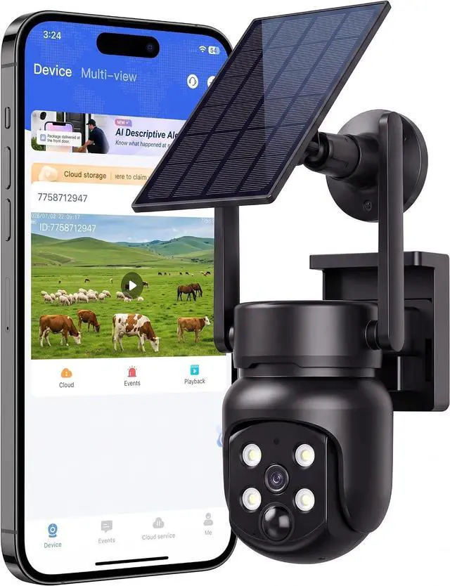 Main image of Heyall Cellular Security Camera for Farm: 4G Long-Term Stable Performance